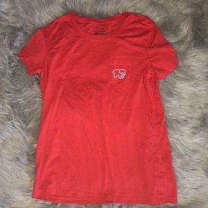 Red ivory Ella shirt